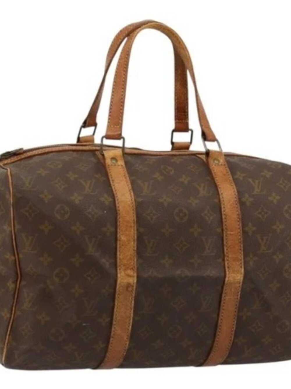 LOUIS VUITTON Monogram Sac Souple 45 Boston Bag M41624 LV Auth BA12596
